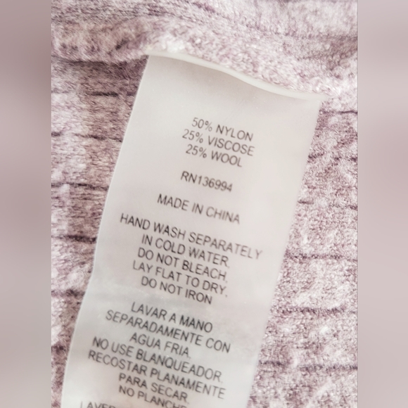 Vila Milano Women's Wool Blend Sweater Boat Neck Soft Peplum Hem Mauve Small - Picture 8 of 16